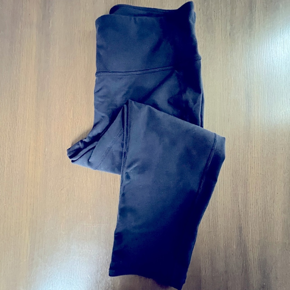 Athleta Crop Tights Navy Blue